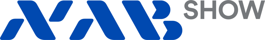 nabshow primary logo blue gray